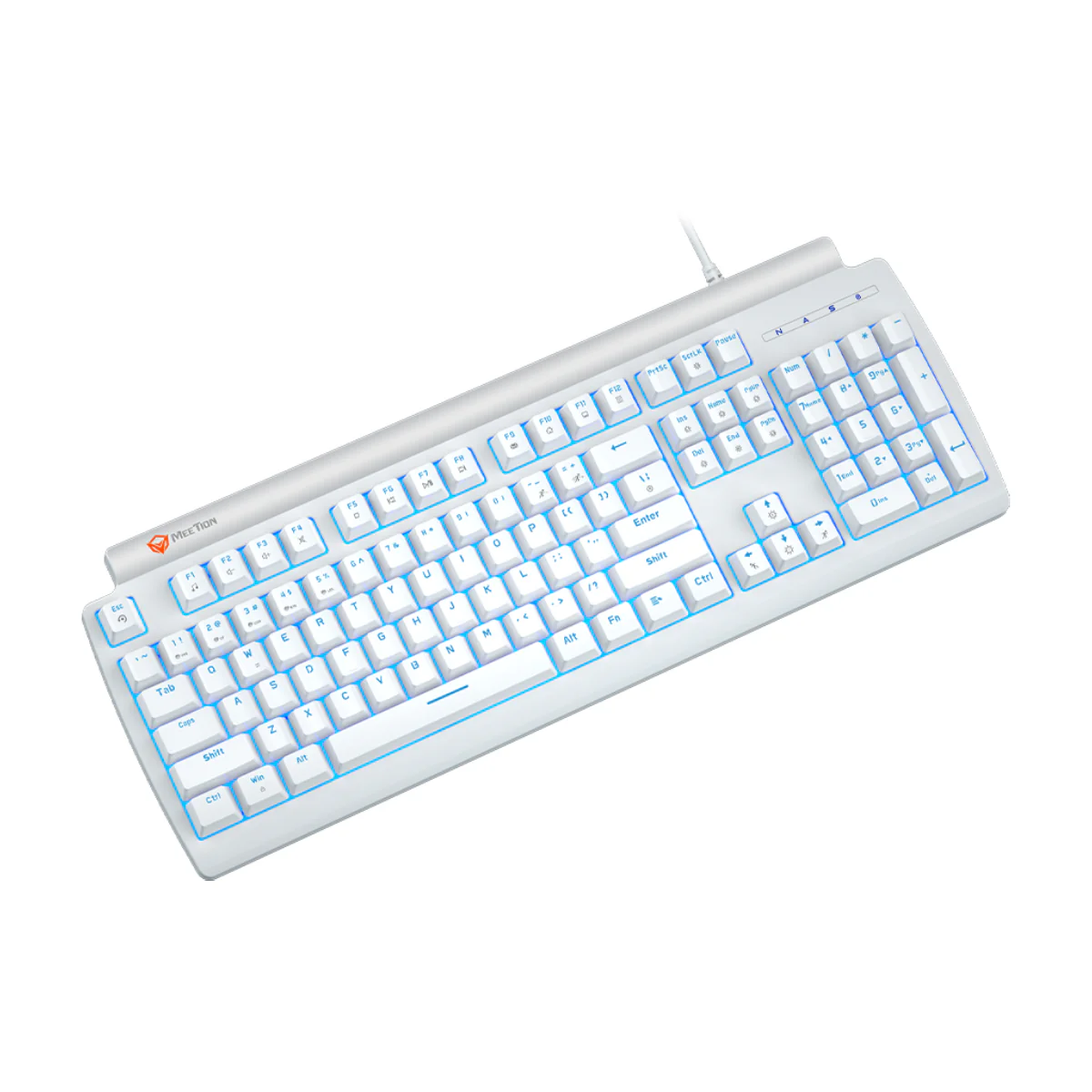 Meetion MT-MK600MX Blue Switch Arabic Wired Mechanical Keyboard - Image 11