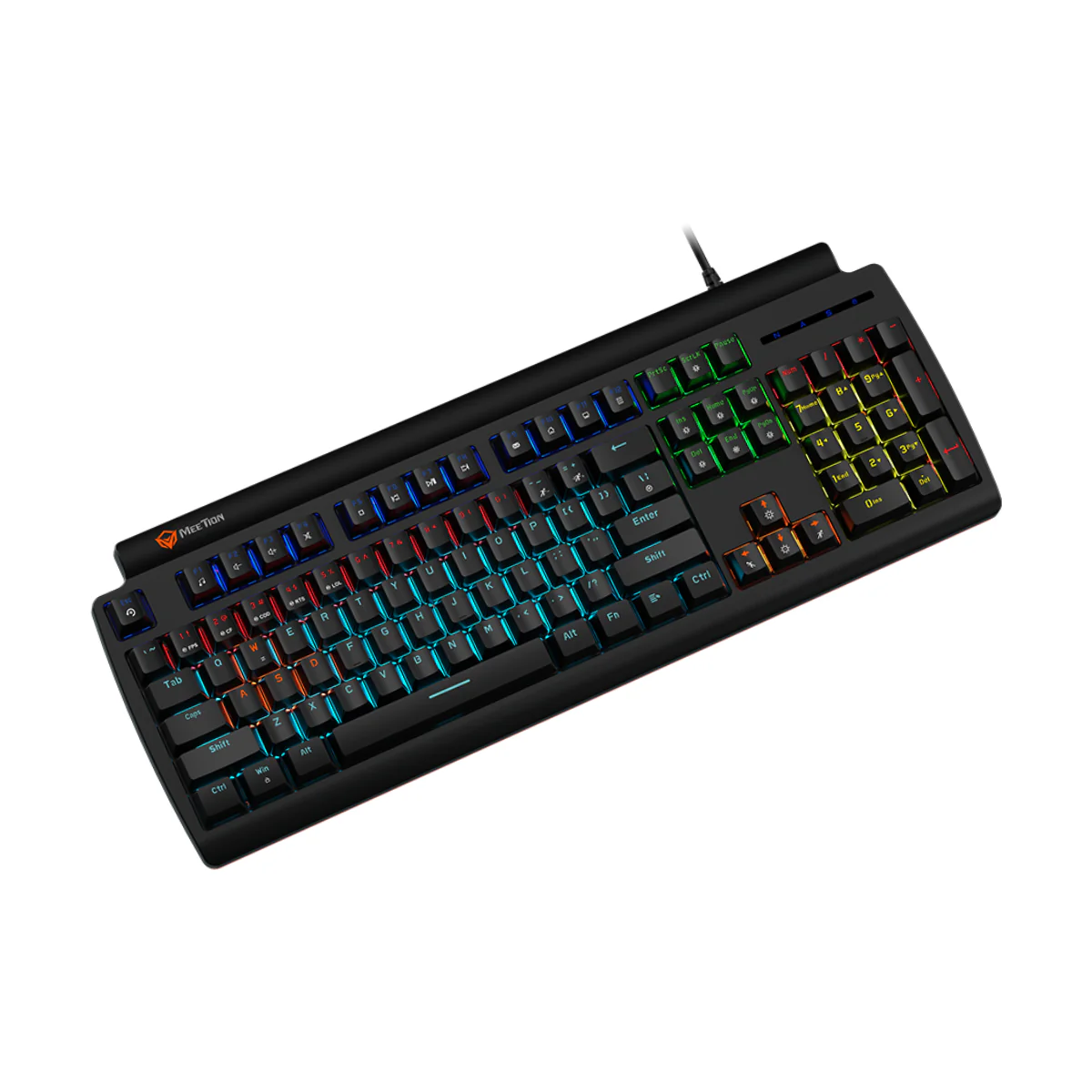 Meetion MT-MK600MX Blue Switch Arabic Wired Mechanical Keyboard - Image 5