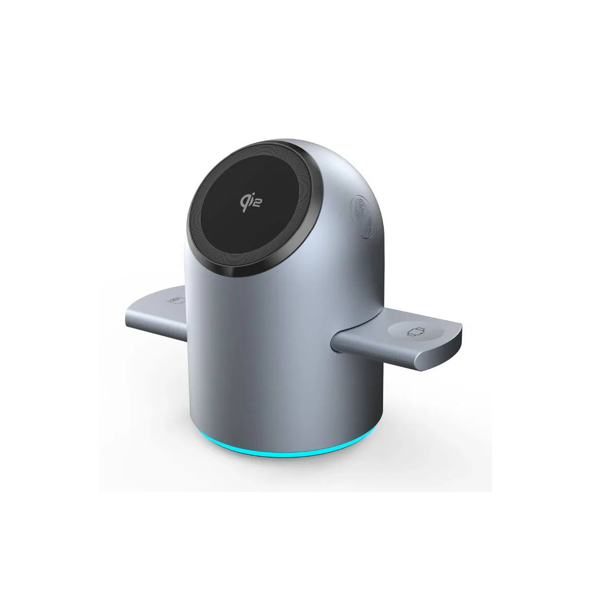 Nine Multifunction ,15w ,S9B Wireless Charger - Gray - Image 2