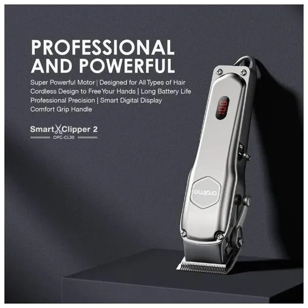 Oraimo Clipper Precise Blades for All Hair Types, 2.5 hrs Runtime - Image 3