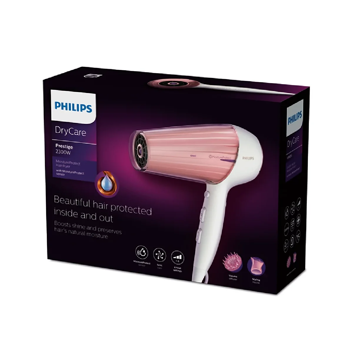 Philips DryCare Prestige 2300W - Pink\White - Image 5