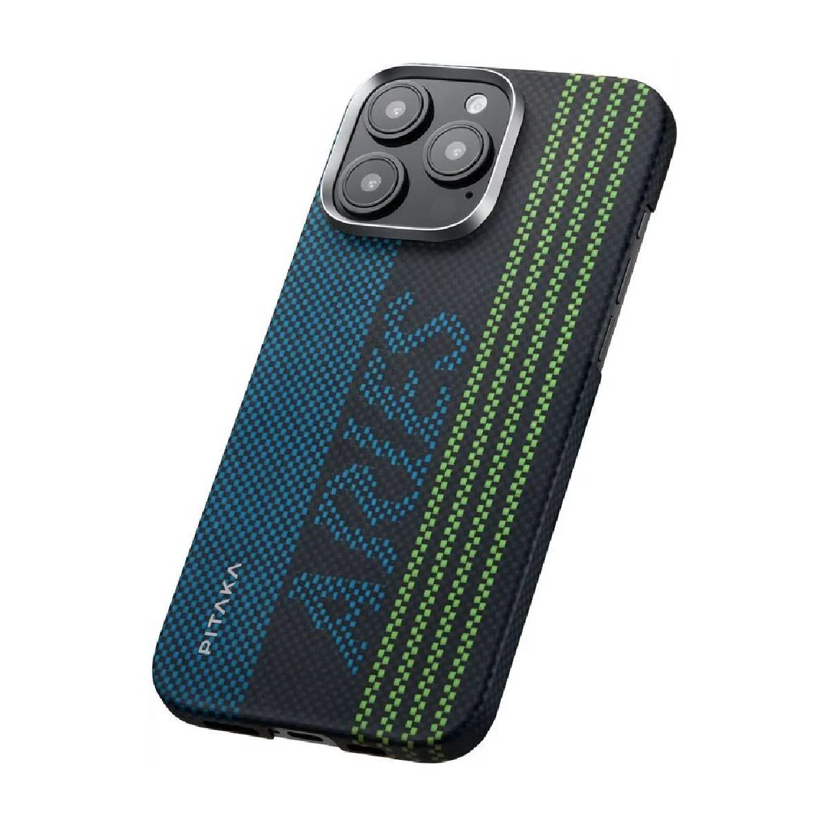PITAKA Aries Tactile Woven Case For iPhone 16 Pro - Black - Image 3