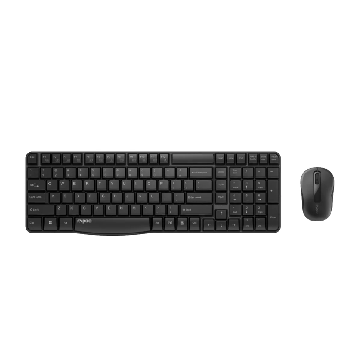 Rapoo X1800S, Keyboard Combo - Black - Image 3