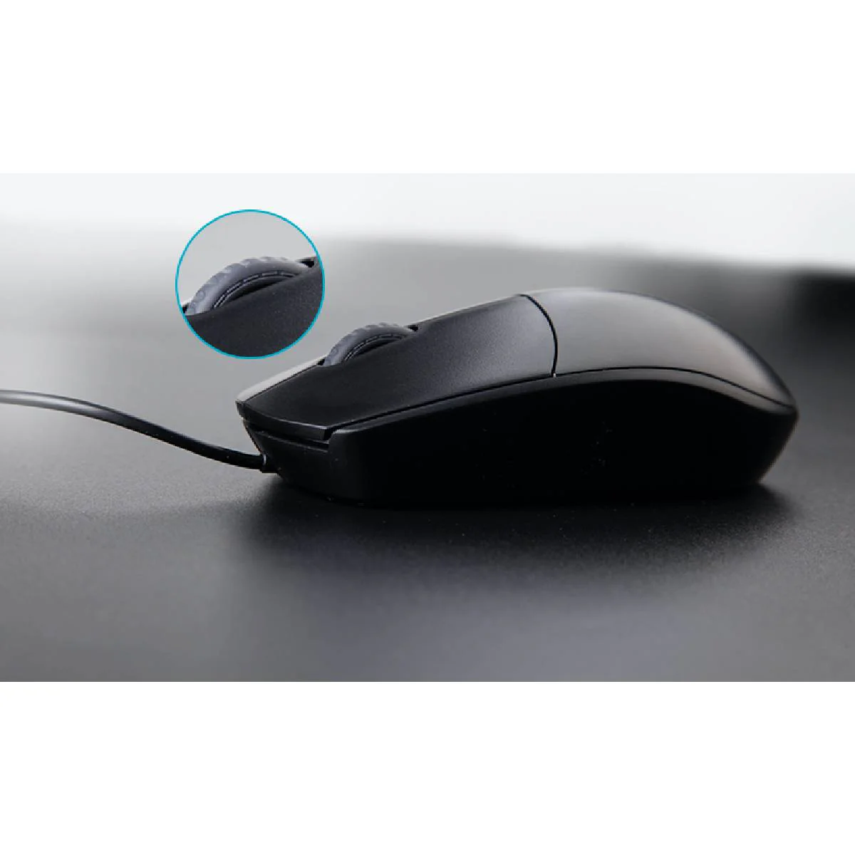 Rapoo N100 Optical Mouse - Black - Image 4