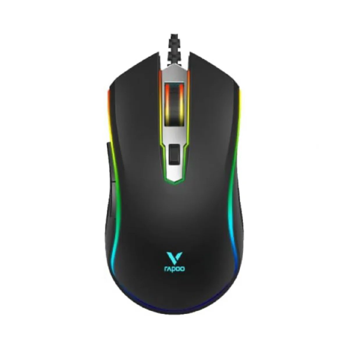 Rapoo V25S Optical Mouse - Black