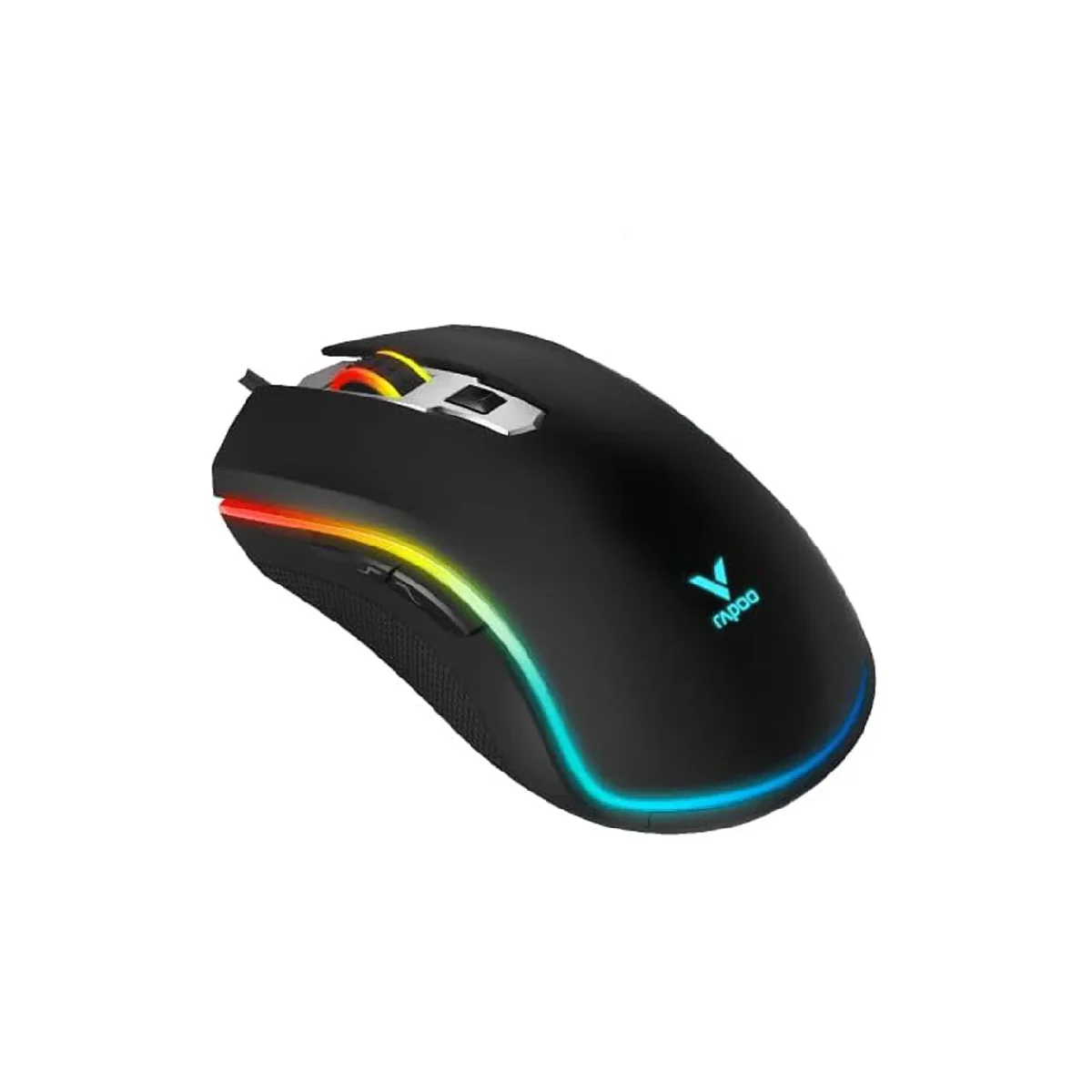 Rapoo V25S Optical Mouse - Black - Image 3