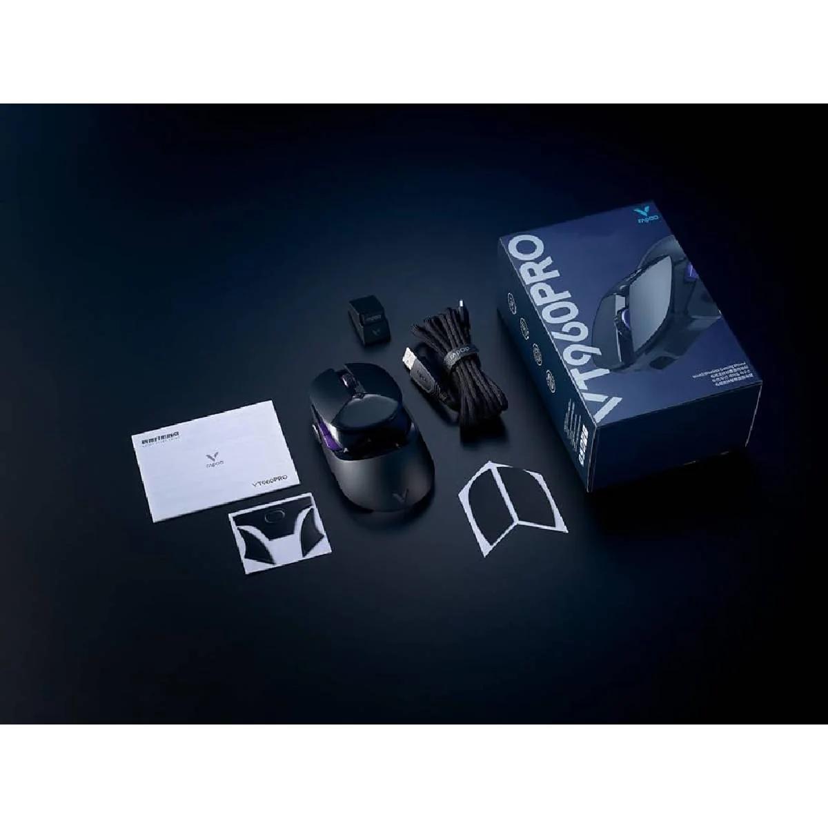 Rapoo VT960 Pro Wireless/Wired Gaming Mouse - Black - Image 4