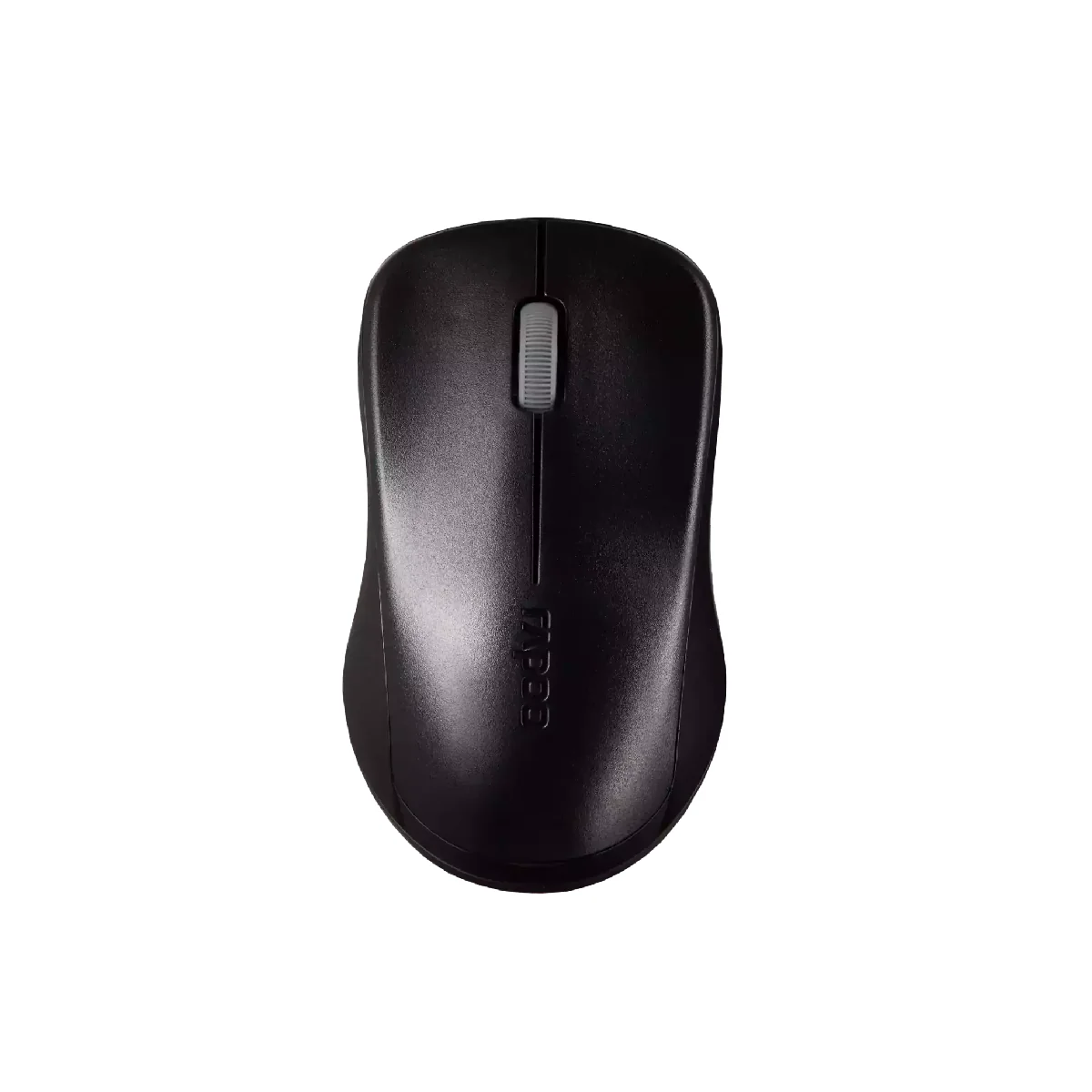 Rapoo 1620, Wireless Mouse Comfortable Elongated Design - Black
