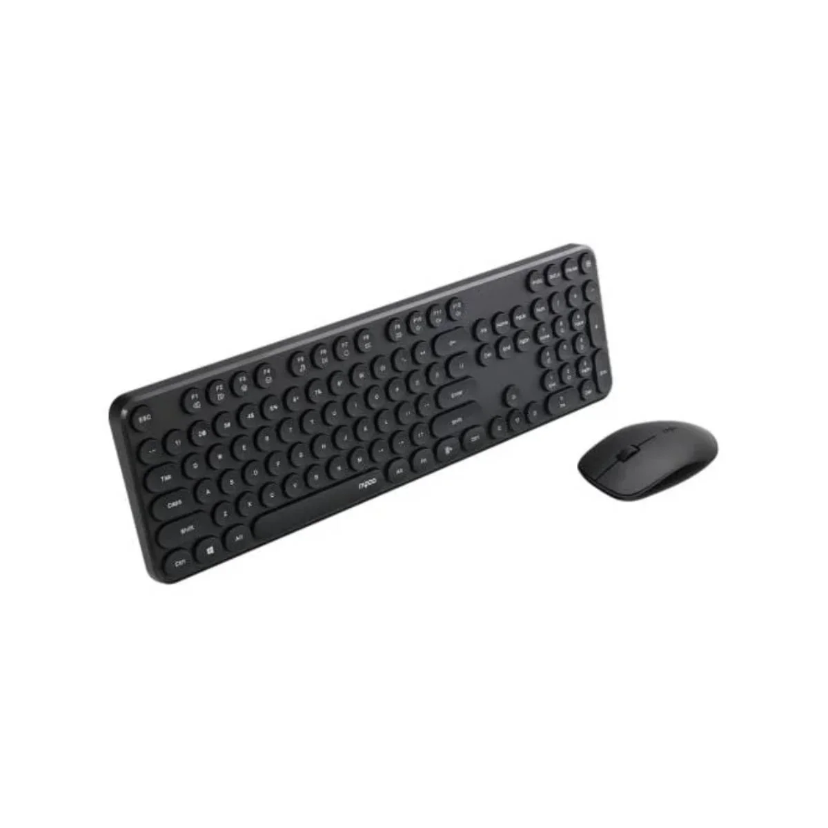 Rapoo X260S Wireless Optical Mouse, Keyboard Combo - Black - Image 2