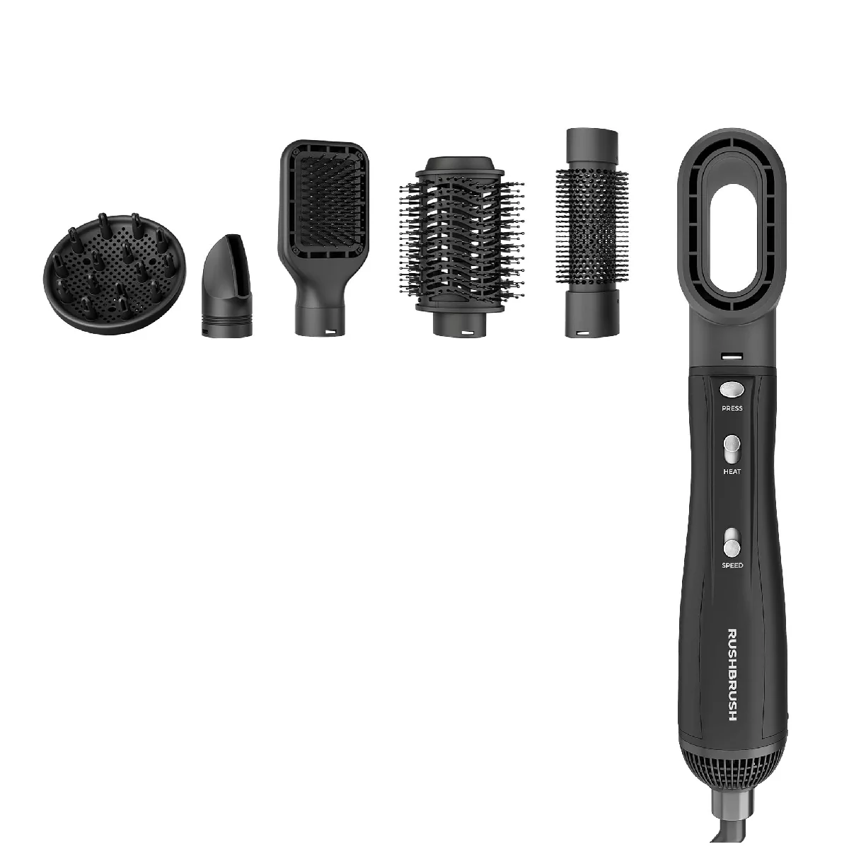 Rush Brush +6 Air Styler, 1300W Six Heads For Silky Threads - Image 7