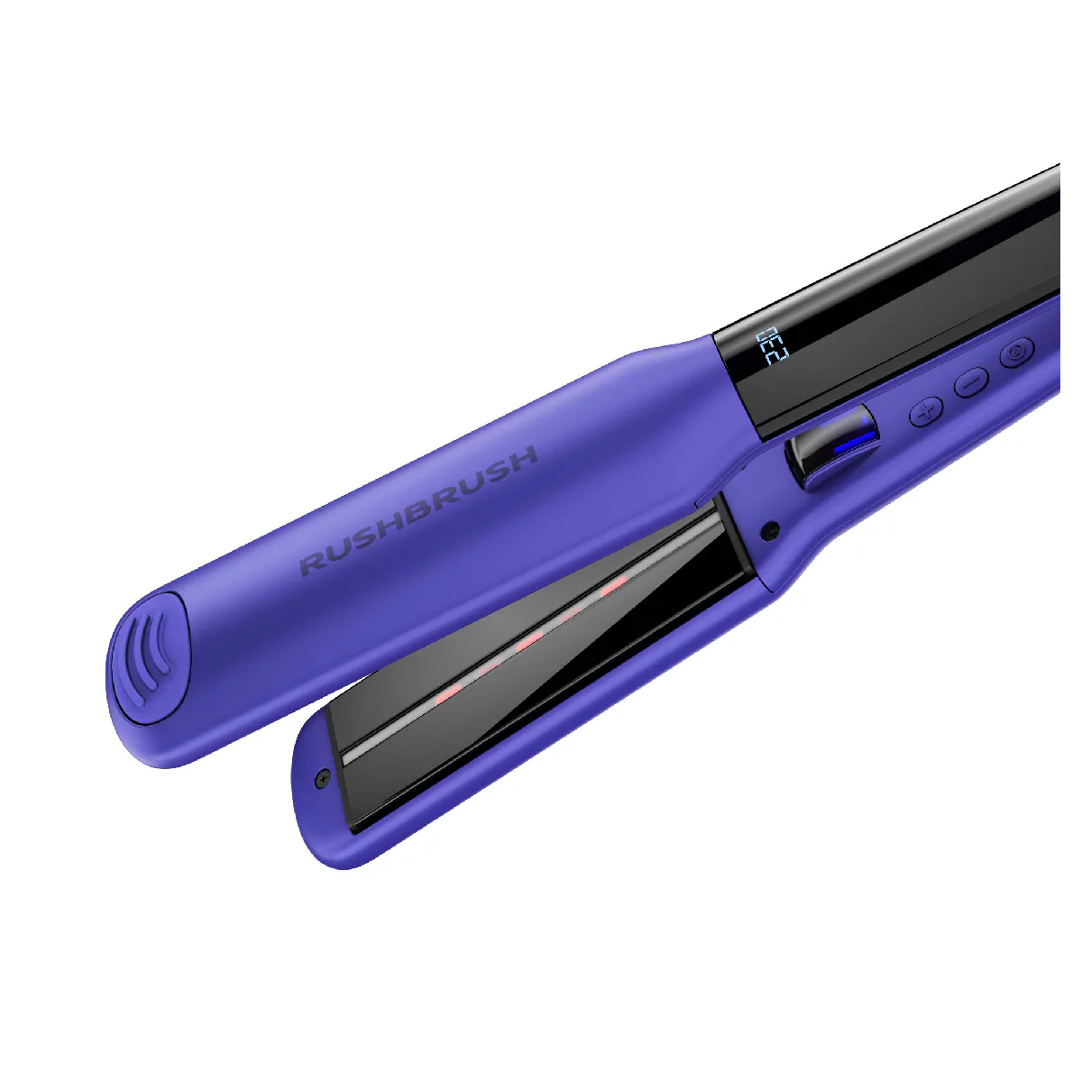 Rush Brush X1 Infra 55W Hair Straightener - Purple - Image 5