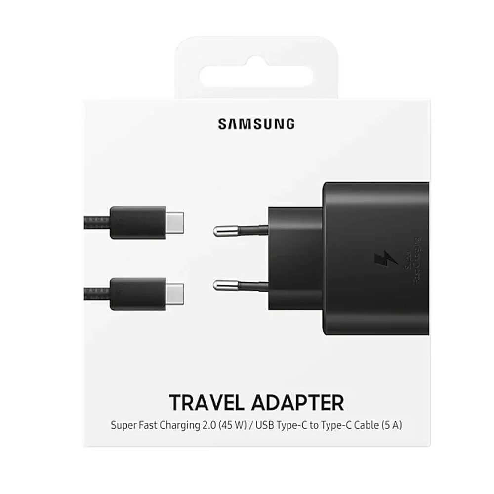 SAMSUNG 45W Power Adapter, Compact Design, USB C To C Cable - Black - Image 6