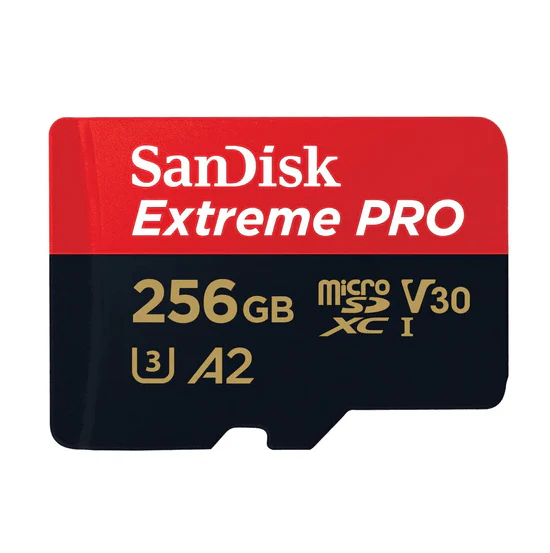 SanDisk 256GB Extreme PRO SDXC UHS-I Card Speed UP TO 200MB/s 4K UHD - Black