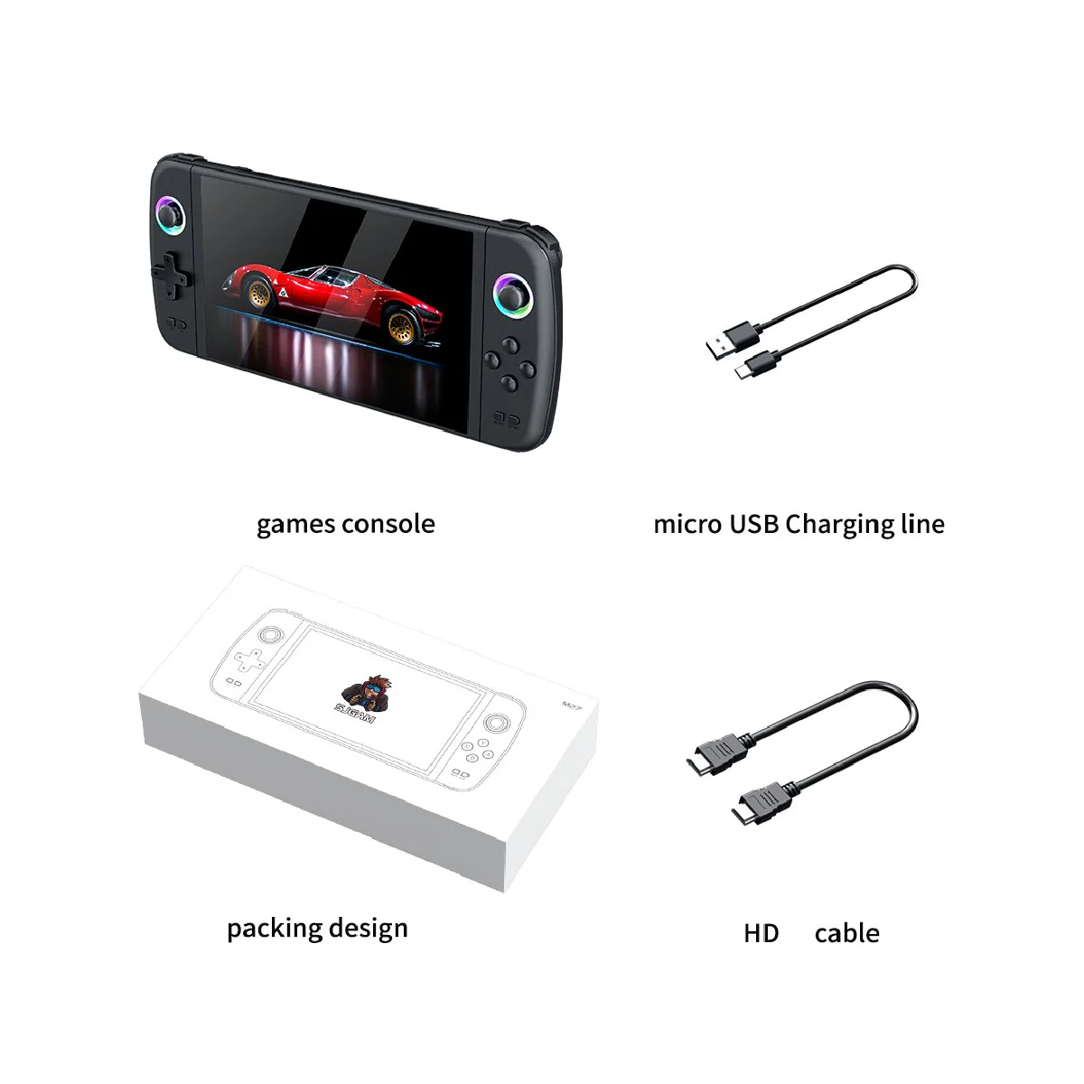 SJGAM M27 Retro Handheld Game Console - Image 3