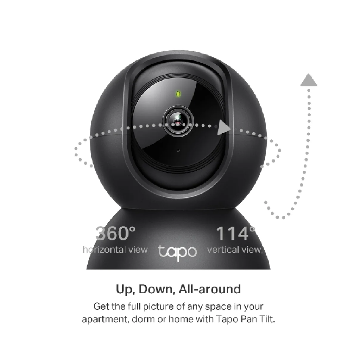 Tapo C211 Pan/Tilt Home Security Wi-Fi Camera - Black - Image 3