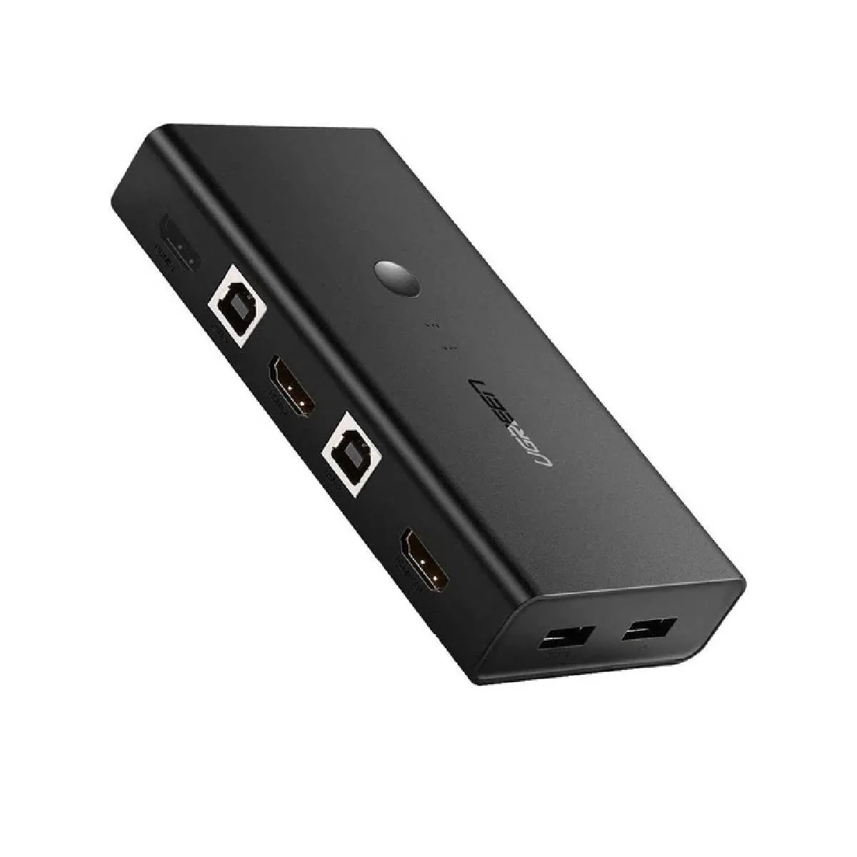 Ugreen CM200 HDMI Switch Box 2 In 1 Out KVM Switching – Black - Image 2