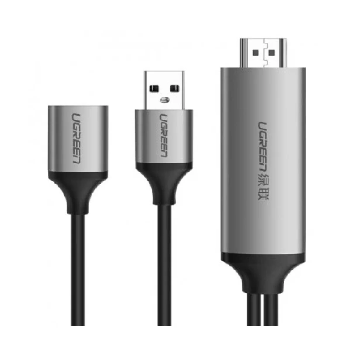 Ugreen HDMI USB to HDMI Digital AV Cable, 50291 - Black - Image 2
