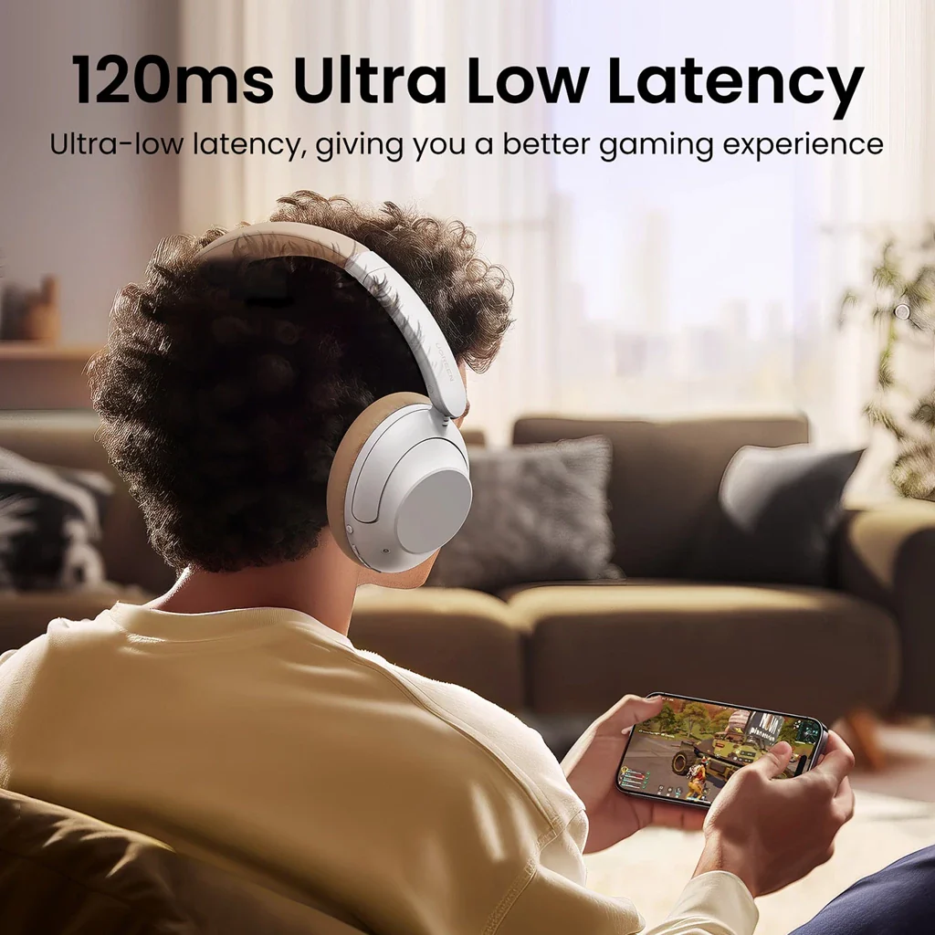 UGREEN HiTune Max5 Headphones wireless in-ear with hybrid ANC noise cancellation - White - Image 7
