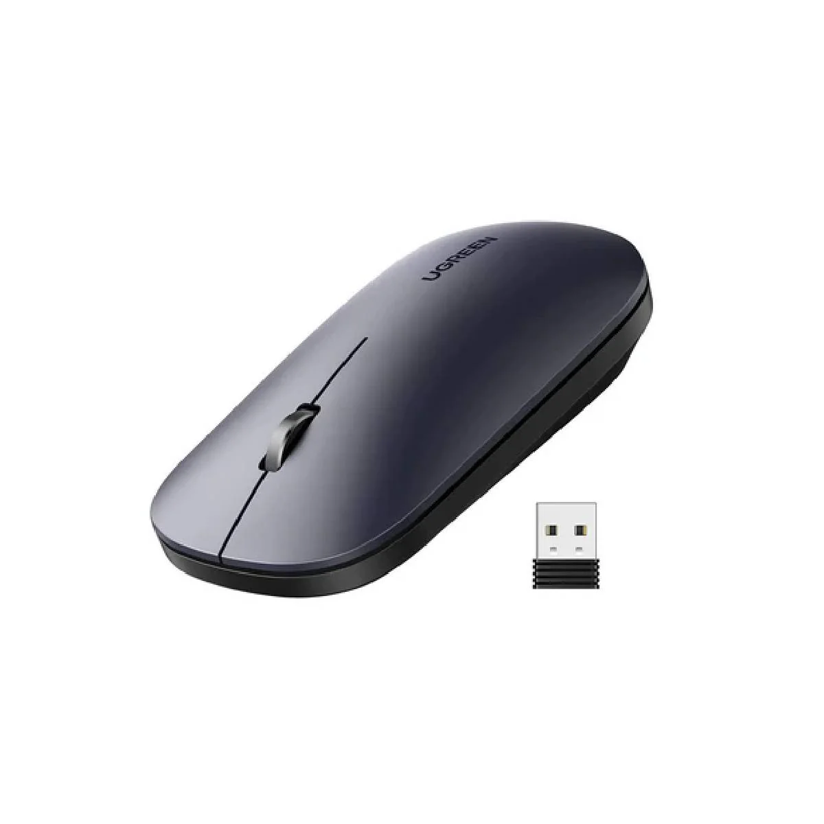 Ugreen MU001 Slim ULTRA 2.4GHz Wirless Mouse – Black - Image 2