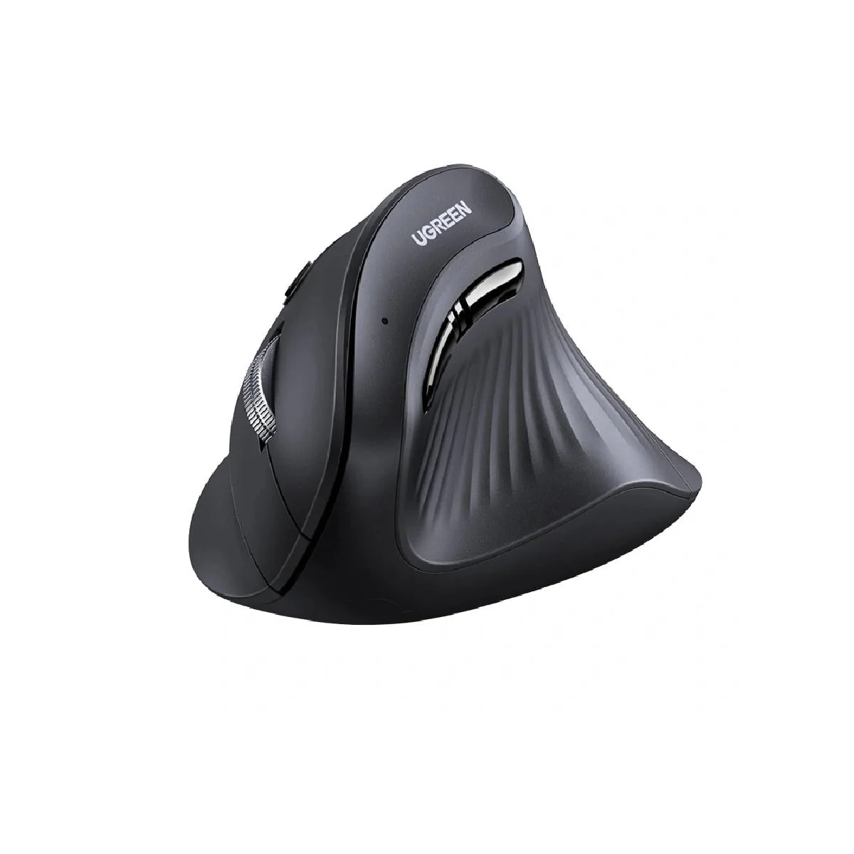 Ugreen MU008 Multi-Mode Bluetooth + Wireless Vertical Mouse -Black