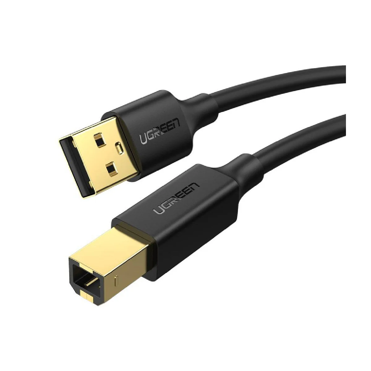 Ugreen Cable USB 2.0 A-B to Printer, Gold Plated, 1.5m - Black