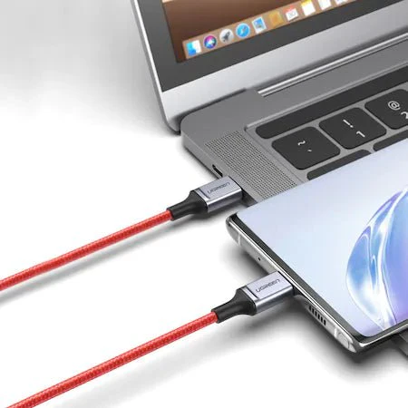 Ugreen USB-C To USB-C, 2.0, 1m - Red - Image 3