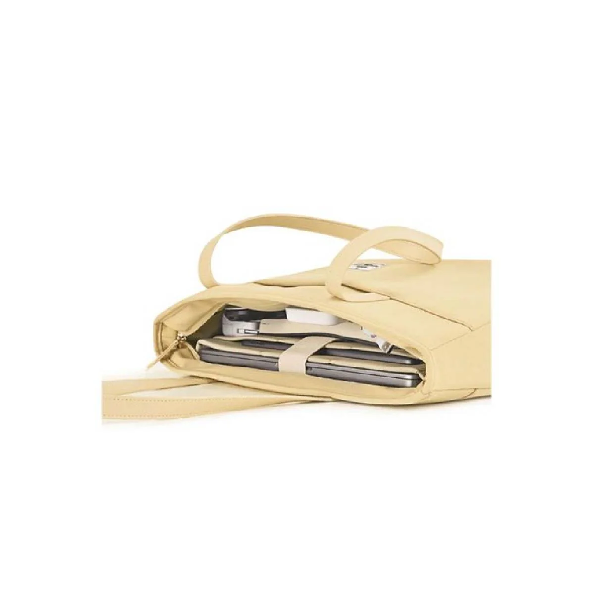 Wiwu Ora Tote Women 14 Inch" Laptop Bag - Beige - Image 4