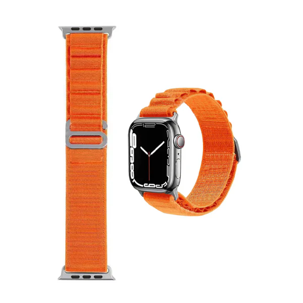 Wiwu Watch Ultra, Watch Band For iWatch - Orange - Image 4