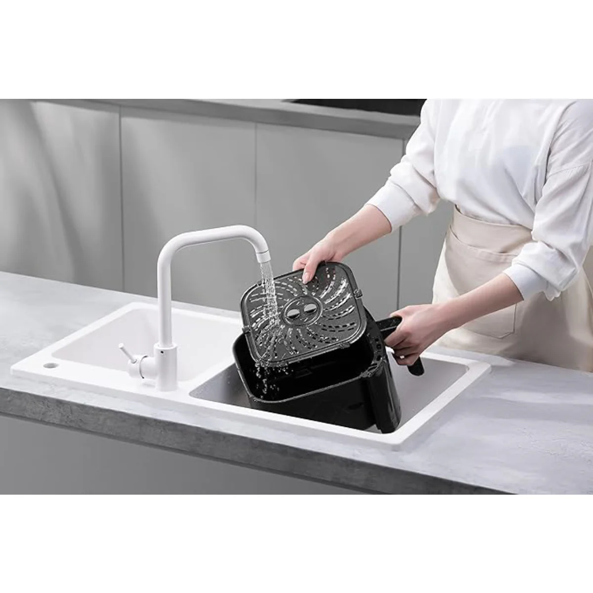 Xiaomi Air Fryer 6L, XXL Hot Air Fryer 1500W, 360° Hot Air Circulation - Black - Image 6