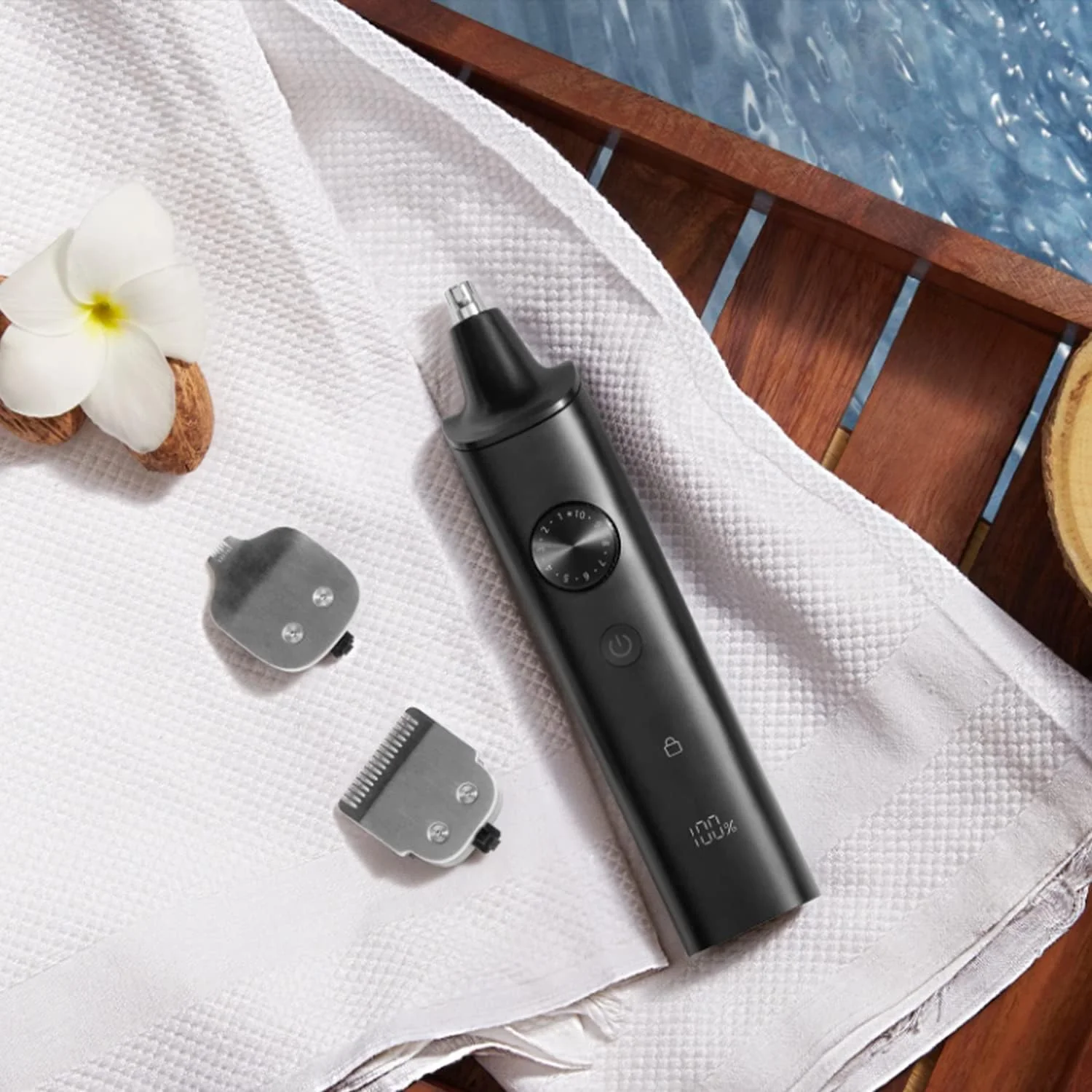 Xiaomi Grooming Kit Pro Waterproof Beard Trimmer & Electric Shaver – Black - Image 7